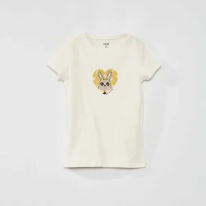 Tee-shirt imprimé Blanc