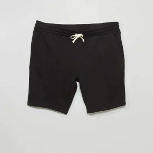 Bermuda en coton noir