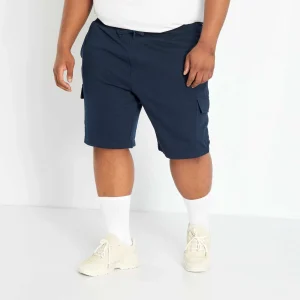 Bermuda en maille jersey Bleu