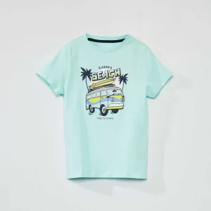 Tee-shirt imprimé Bleu