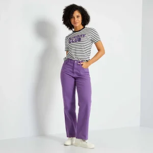 Pantalon wide leg Violet