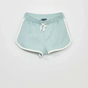 Short en molleton Bleu