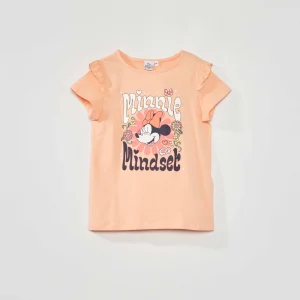 T-shirt en jersey à manches courtes 'Minnie' Orange