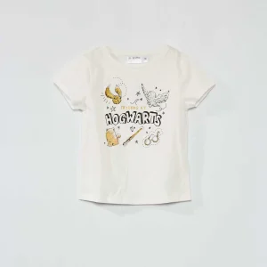 T-shirt 'Harry Potter' à col rond blanc