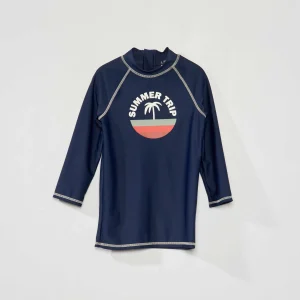 Tee-shirt imprimé Bleu marine