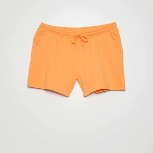 Short de sport orange abricot