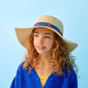 Capeline en raphia Beige