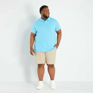 Bermuda en twill beige