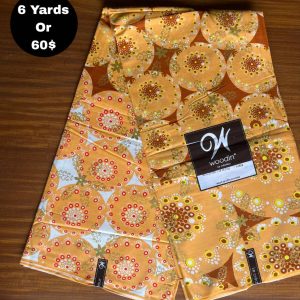Pagne Wax Africain – Ambre Chaud