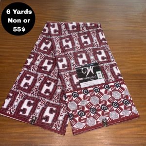 Pagne Wax Africain – Rouge Terreux