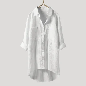 Chemise Oversize Chic : Confort Fluide & Élégance Polyvalente