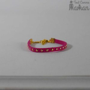 Bracelet FLINT rose 2€