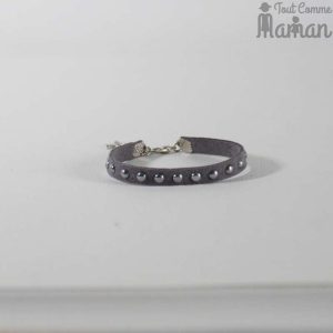 Bracelet FLINT gris 2€