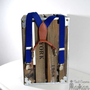 Bretelles HIPSTER bleu électrique