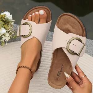 Mules Bride Boucle Chic | Confort Été Femme