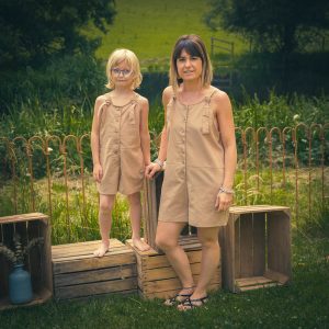 Combishort coton MERE FILLE