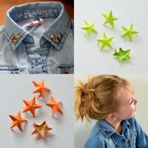 Lot de 10 clous étoiles à griffes FLASHY