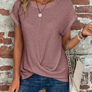 T-shirt Juliette Femme à Manches Courtes – Confort et Style