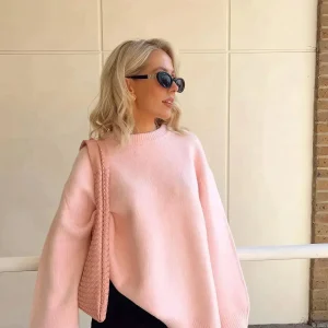 Pull Femme | Coupe Ample et Confort Douillet | Idéal pour un look décontracté et lumineux