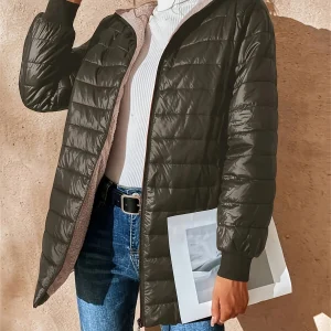 Doudoune Légère Capuche Femme - Confort Chaude & Élégante