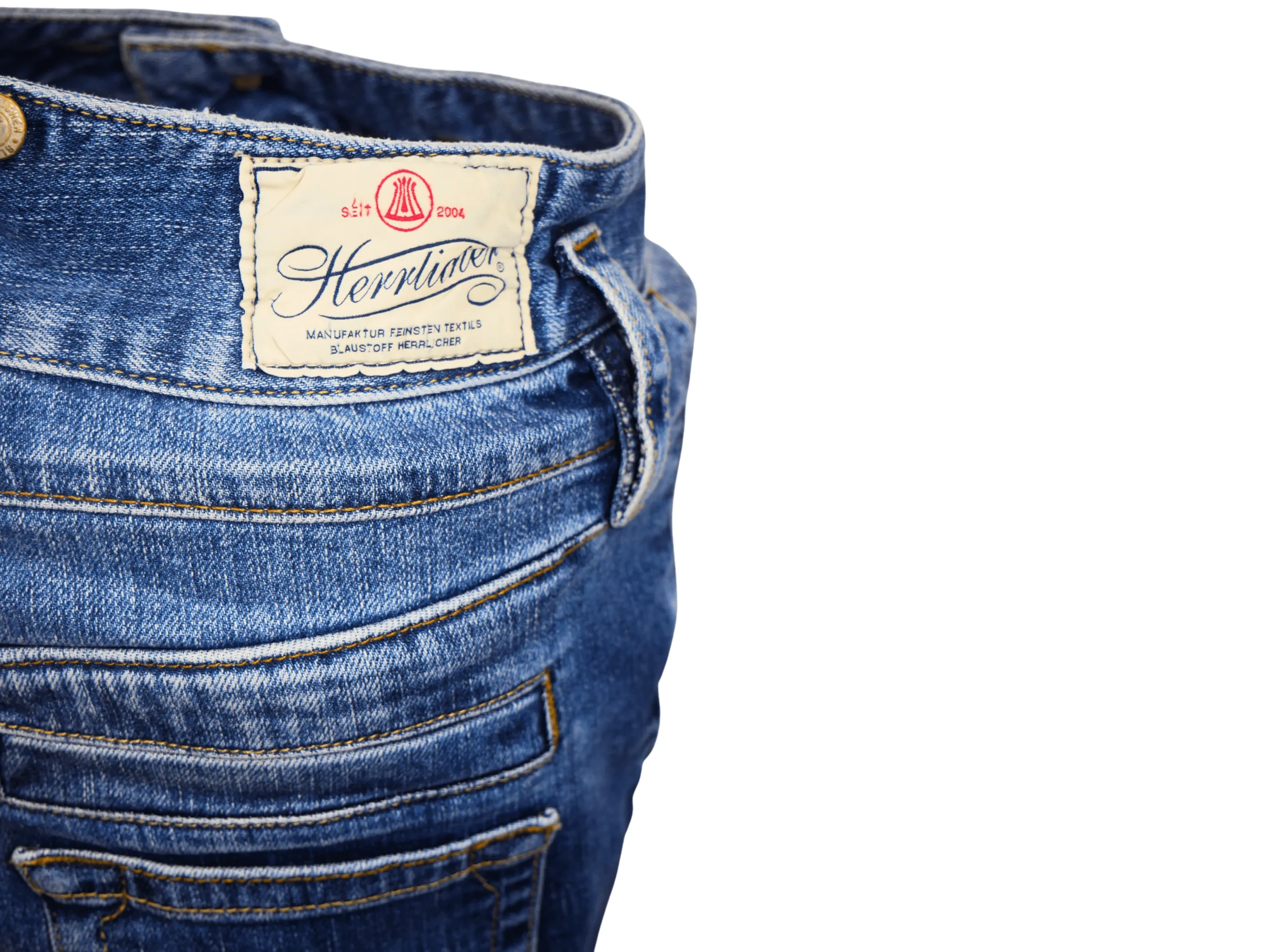 Jean Herrlicher Femme Coupe Regular Bleu - Style Chic et Décontracté – Image 7