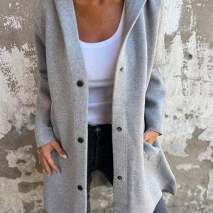 Manteau Long Capuche : Chaleur Douce & Style Élégant