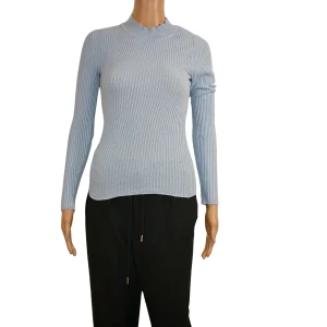 Pull col haut bleu ciel Primark