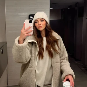 Veste Mouton Oversize Douce | Chaleur Cocooning & Style Tendance