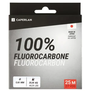 Fil De Pêche Fluorocarbone 100% 25M – Disponible à Kinshasa