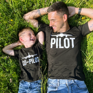 Tee-shirt père fils PILOTE