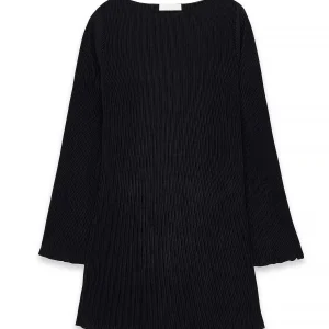 Robe Courte Plissée Tendance | Col Bateau Manches Volantées | Mini Robe Chic Décontractée