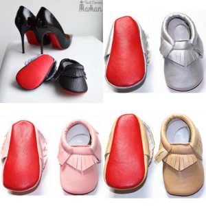 Chaussure RED BABY franges