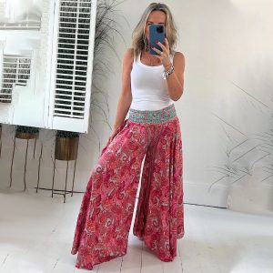 Eloise – Pantalon léger femme à imprimé ethnique | Style bohème et confort