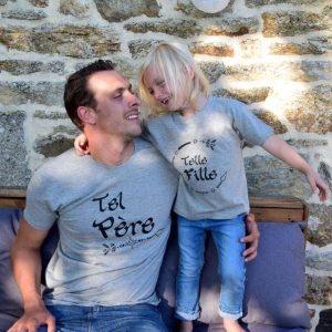 Tee-shirt FAMILLE GRIS
