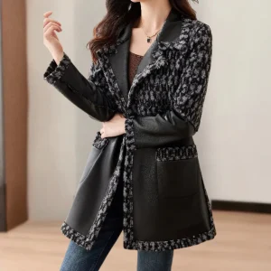 ABRIANA Manteau Femme Élégant Classique Chaud Hiver